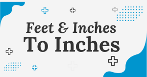 Feet inches to inches